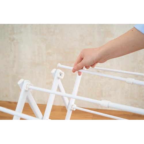 ＜ベストコ＞Quick Lock伸縮できる軽量コンパクト小物干し