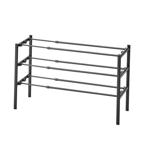 ＜ベストコ＞Quck Lock靴に合わせて組み換えられる伸縮式シューズラック