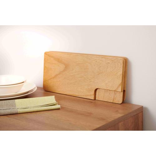 ＜オスマック＞KIRISAI　桐のカッティングプレート　角