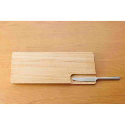 ＜オスマック＞KIRISAI　桐のカッティングプレート　角