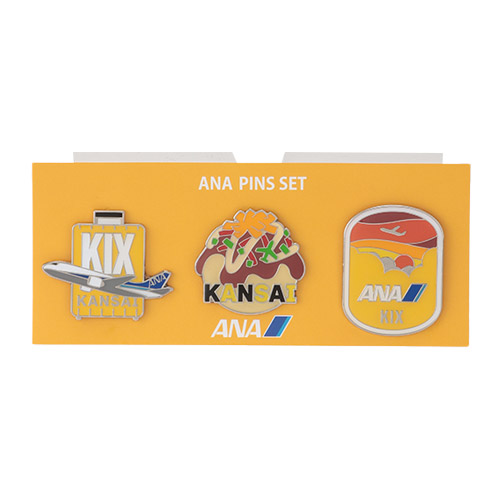 ＜ANAオリジナル＞3レターピンズセット