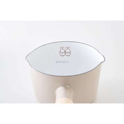 ＜富士ホーロー＞ミッフィーパステル　12cm ミルクパン