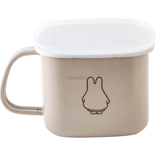 ＜富士ホーロー＞ミッフィーパステル　角型みそポット