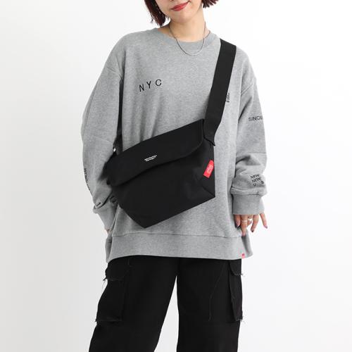 ＜Manhattan Portage＞Nylon Messenger Bag JR Back Pocket W/ Divider Magnet  MP1605JRBPDMGNT