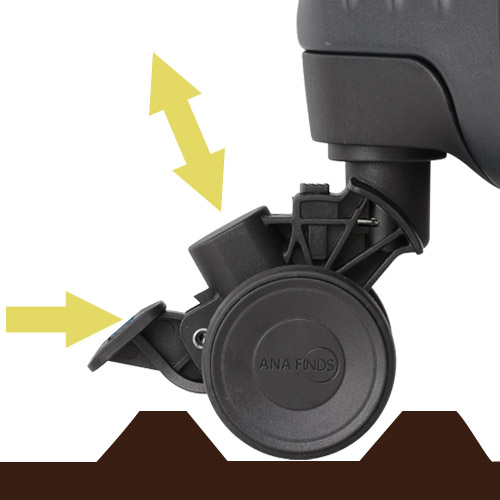 ＜ANA FINDS＞キャリーケース専用キャスター（ストッパー付き）1個