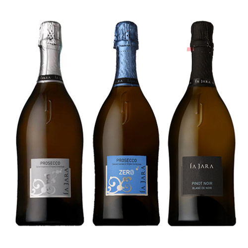 【送料当社負担】ビオロジック農法にこだわったプロセッコの生産者“ラ・ジャラ”のスパークリングワイン3本セット