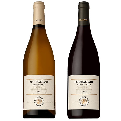 【送料当社負担】『化粧箱付き』ボーヌの老舗生産者“シャンソン” 紅白セット