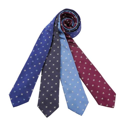 ＜ANAオリジナル＞飛行機小紋柄ネクタイ