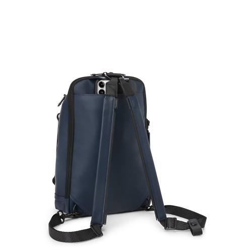 ＜TUMI＞ALPHA BRAVO 「ナイト」スリング  /ネイビーコーテッドキャンバス