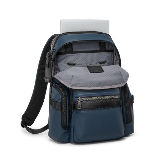＜TUMI＞ALPHA BRAVO 「ナヴィゲーション」バックパック  /ネイビーコーテッドキャンバス