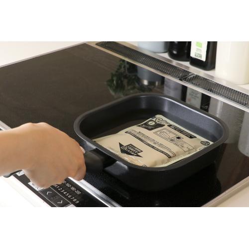 ＜LIV PLUS＞四角すぎる！フライパン IH18cm