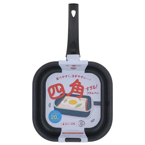＜LIV PLUS＞四角すぎる！フライパン IH20cm