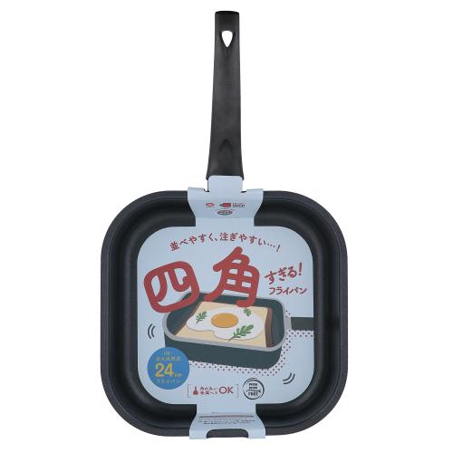 ＜LIV PLUS＞四角すぎる！フライパン IH24cm