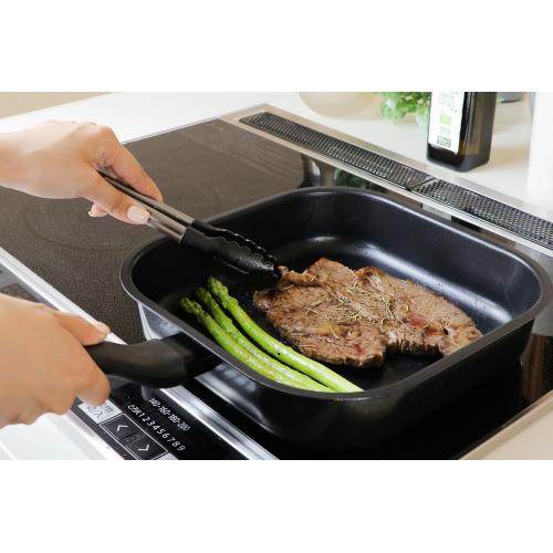 ＜LIV PLUS＞四角すぎる！フライパン IH24cm