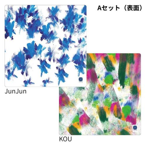 ＜smachi＞クロスチームハンカチ 2枚組（Aセット）