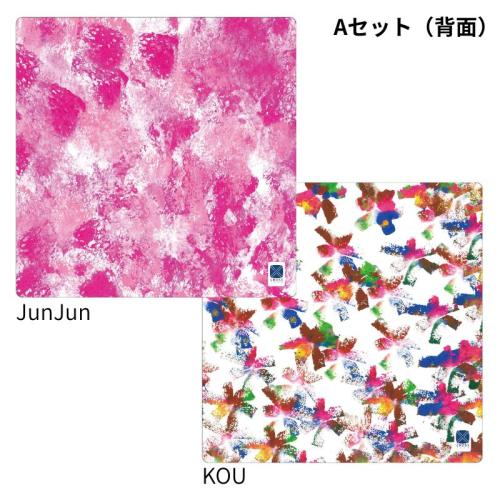 ＜smachi＞クロスチームハンカチ 2枚組（Aセット）