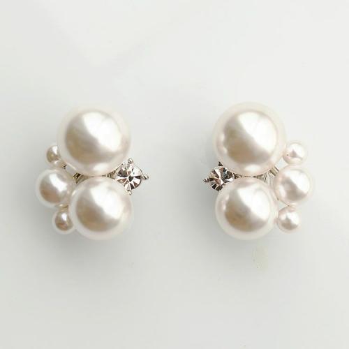 ＜アビステ＞パールデザインイヤリング