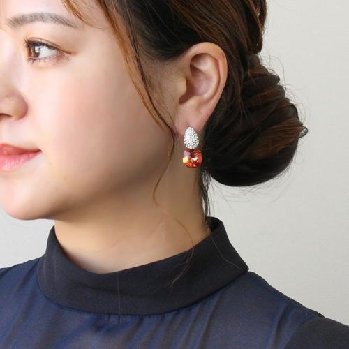 ＜アビステ＞クリスタルガラスピアス