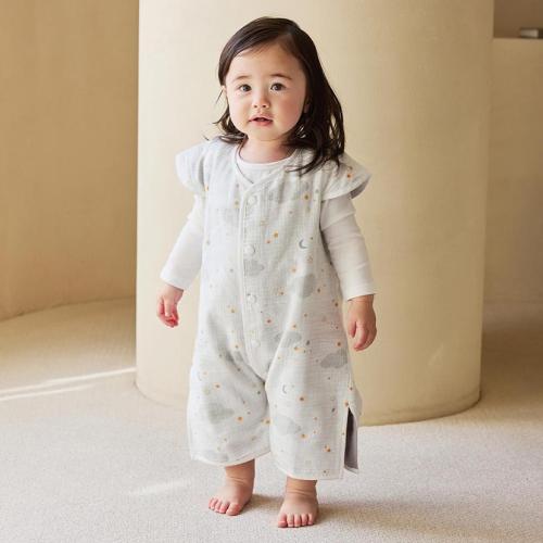 ＜D by DADWAY＞ガーゼスリーパー/ドリーミングスター/ホワイト