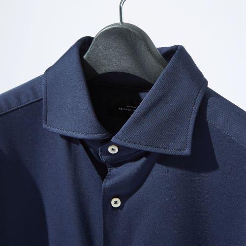 ＜アバハウス＞【接触冷感】アイスピケ ストレッチ 長袖シャツ / FLEX SHIRTS