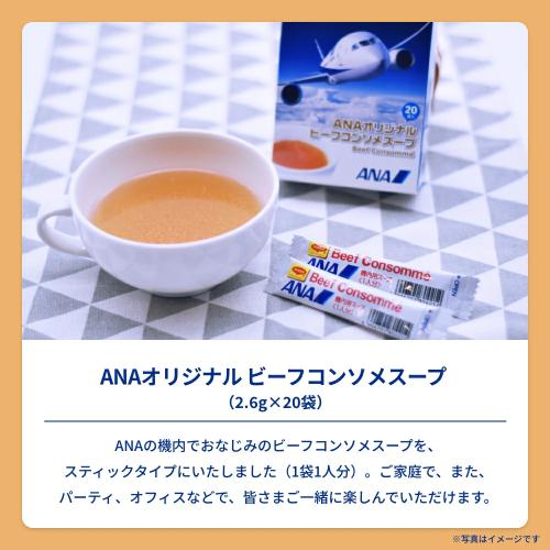 【ANA機内満喫シリーズ】機内食10個+ビーフコンソメスープセット（機内食5種各2個&ビーフコンソメスープ1箱）
