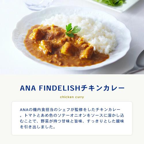 ＜ANA FINDELISH＞オリジナルカレー4種&ビーフコンソメスープセット（カレー4種×各1個+ビーフコンソメスープ1箱）