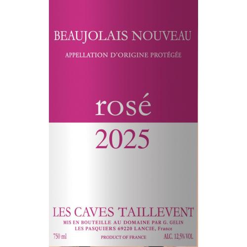 ＜タイユヴァン＞ボジョレー・ヌーヴォー・ロゼ【2025】(ロゼワイン)