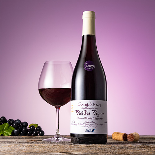 【送料当社負担】機内採用シャンパンが1本入った★ANAオリジナルラベル★ボジョレーヌーヴォー2種の計3本セット