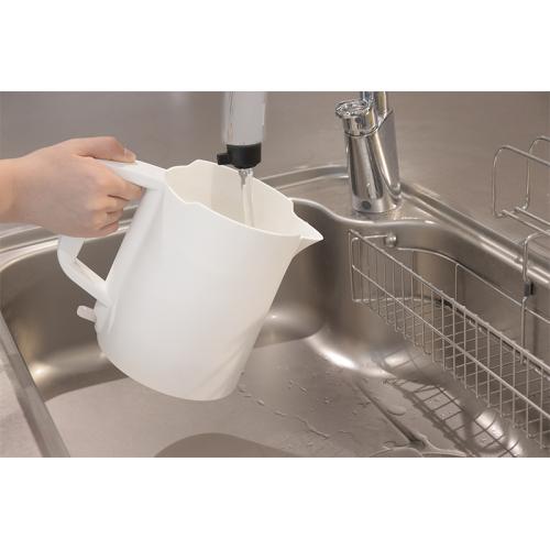 ＜dretec＞電気ケトル「ピタポット」0.8L PO-377WT