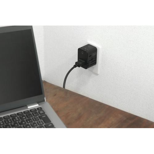 ＜dretec＞トラベルアダプター AD-101