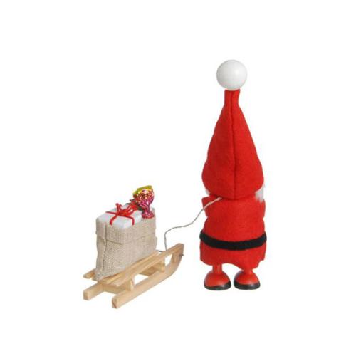 ＜Nordika Nisse＞ノルディカニッセ そりを引いたサンタ 赤