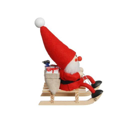 ＜Nordika Nisse＞ノルディカニッセ そりに乗ったサンタ sitting 赤