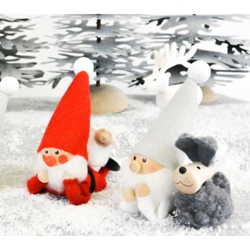 ＜Nordika Nisse＞ノルディカニッセ 寝転がるサンタ 赤