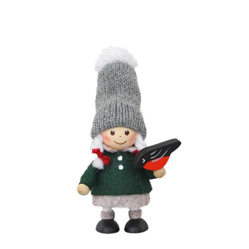 ＜Nordika Nisse＞ノルディカニッセ 小鳥と話す女の子 Nordic Forest
