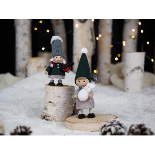 ＜Nordika Nisse＞ノルディカニッセ 小鳥と話す女の子 Nordic Forest