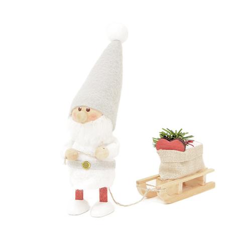 ＜Nordika Nisse＞ノルディカニッセ ハートを届けるサンタ 白
