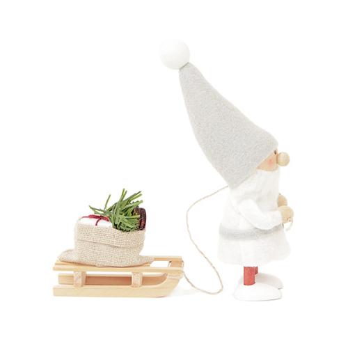 ＜Nordika Nisse＞ノルディカニッセ ハートを届けるサンタ 白