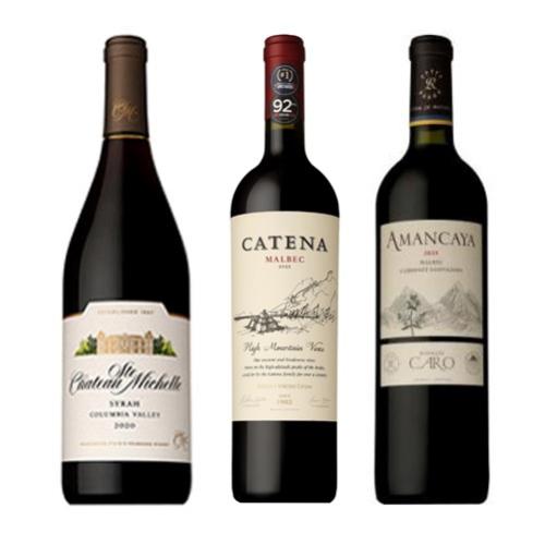 【送料当社負担】＜フレンチの名店「アピシウス」情野 博之ソムリエのおすすめマリアージュ＞お肉と合わせて楽しみたい赤ワイン3本セット