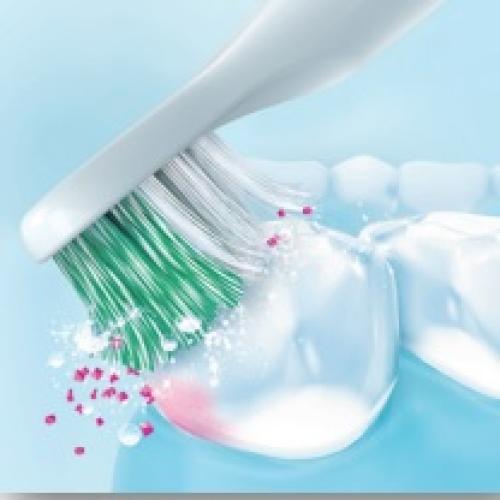 ＜オムロン＞音波式電動歯ブラシ HT-B3220（シルバー）