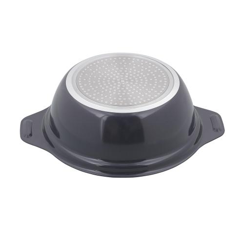 ＜LIV PLUS＞ビストロ・セラミックIH卓上鍋 20cm ガラス蓋付