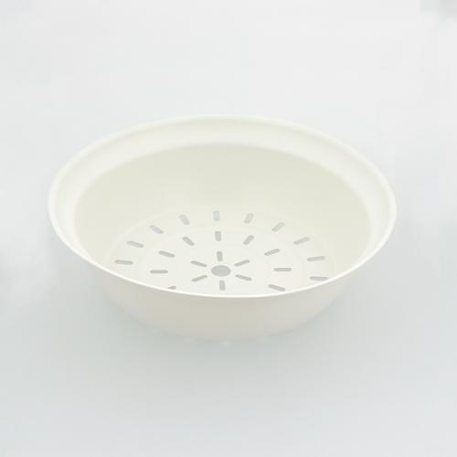 ＜LIV PLUS＞ビストロ・セラミック蒸し目皿付IH卓上鍋 26cm ガラス蓋付