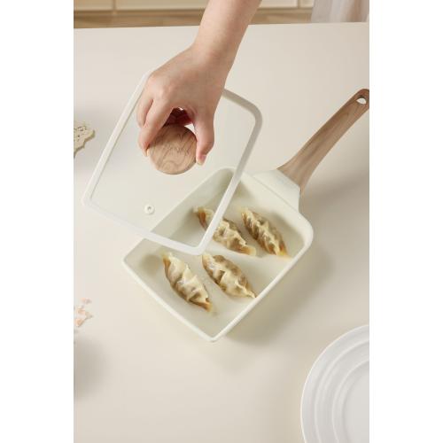 ＜LIV PLUS＞COSY-ICE ガラス蓋付きエッグパン セット