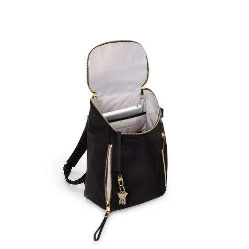 ＜TUMI＞VOYAGEUR 「イモージェン」バックパック / ブラック/ゴールド