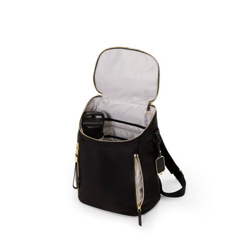 ＜TUMI＞VOYAGEUR 「イモージェン」バックパック / ブラック/ゴールド