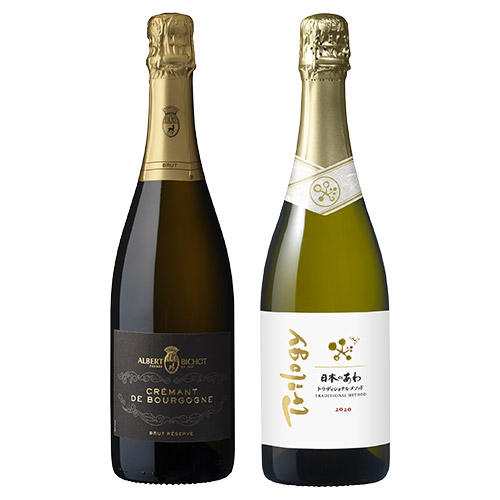 【送料当社負担】フランスと日本の瓶内二次発酵飲み比べセット