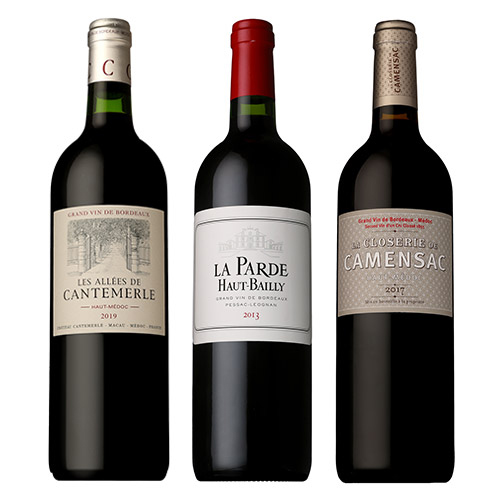 【送料当社負担】ボルドー格付けシャトーのセカンドワイン　3本セット