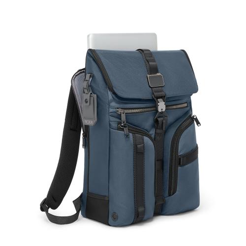 ＜TUMI＞ALPHA BRAVO 「サーヴェイランス」バックパック / ネイビーコーテッドキャンバス