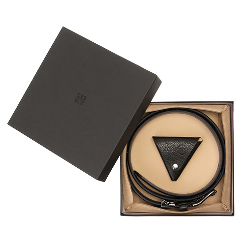 ＜ANA FINDS＞長沢ベルト工業　葛飾シボレザー 伸縮ベルト＆小銭入れセット