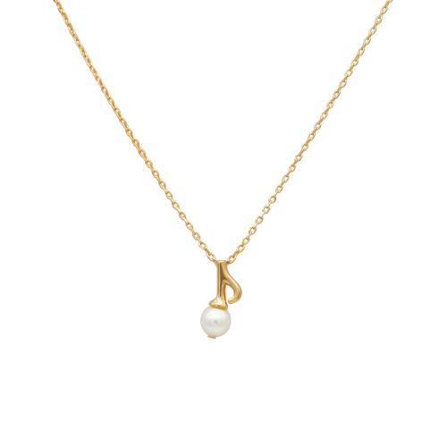 ＜グロッセ＞トレゾア アコヤ トーン ネックレス ゴールド