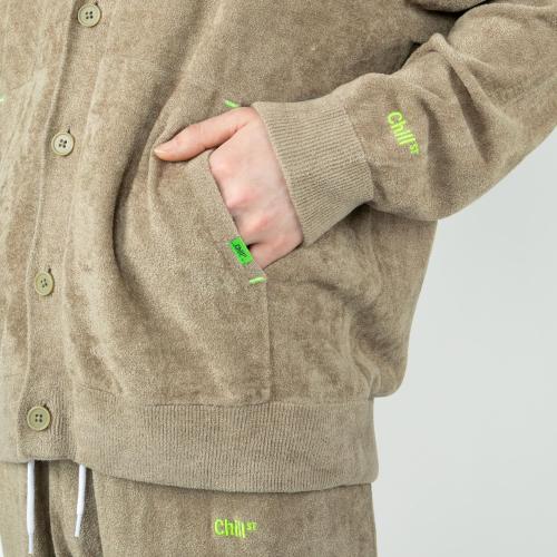 ＜ChillST＞Cloud pile Cardigan + Cloud pile Shorts